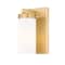 Z-Lite Danica 1 Light Wall Sconce, 4.75in. W x 8.75in. H, Modern Gold 3044-1S-MGLD - alternate 1